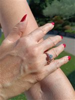 Vicenza - Piazzetta Palladio 2 - Anneau Salvini Femme Istante in Or blanc Diamante 0.40 Ct 81113450 - 81113450